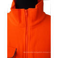 High visibility winter fleece jacket